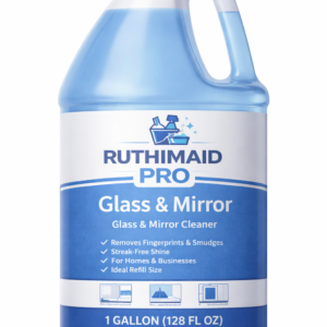 Ruthimaid Pro Glass & Mirror Cleaner – 1 Gallon Refill (128 oz)