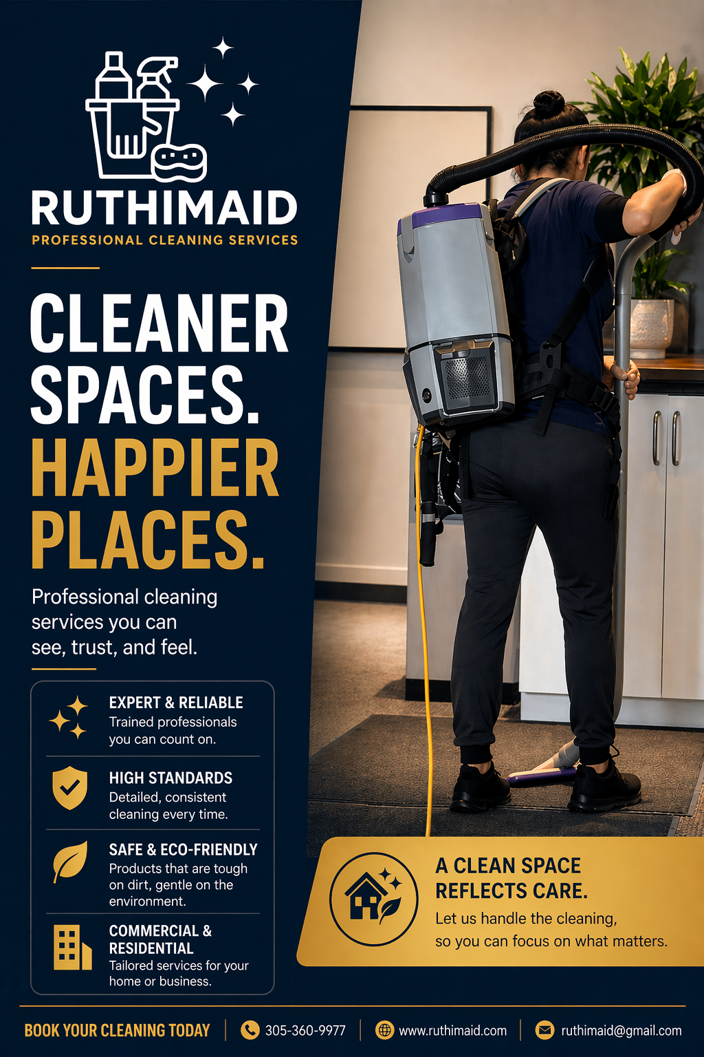 Cleaner Spaces. Happier Places.